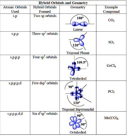 Hybridization Shapes