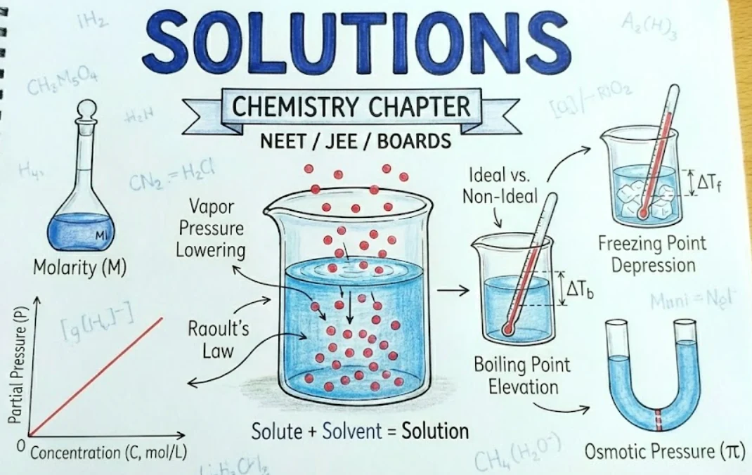 Solutions NEET Notes | Class 12 Physical Chemistry