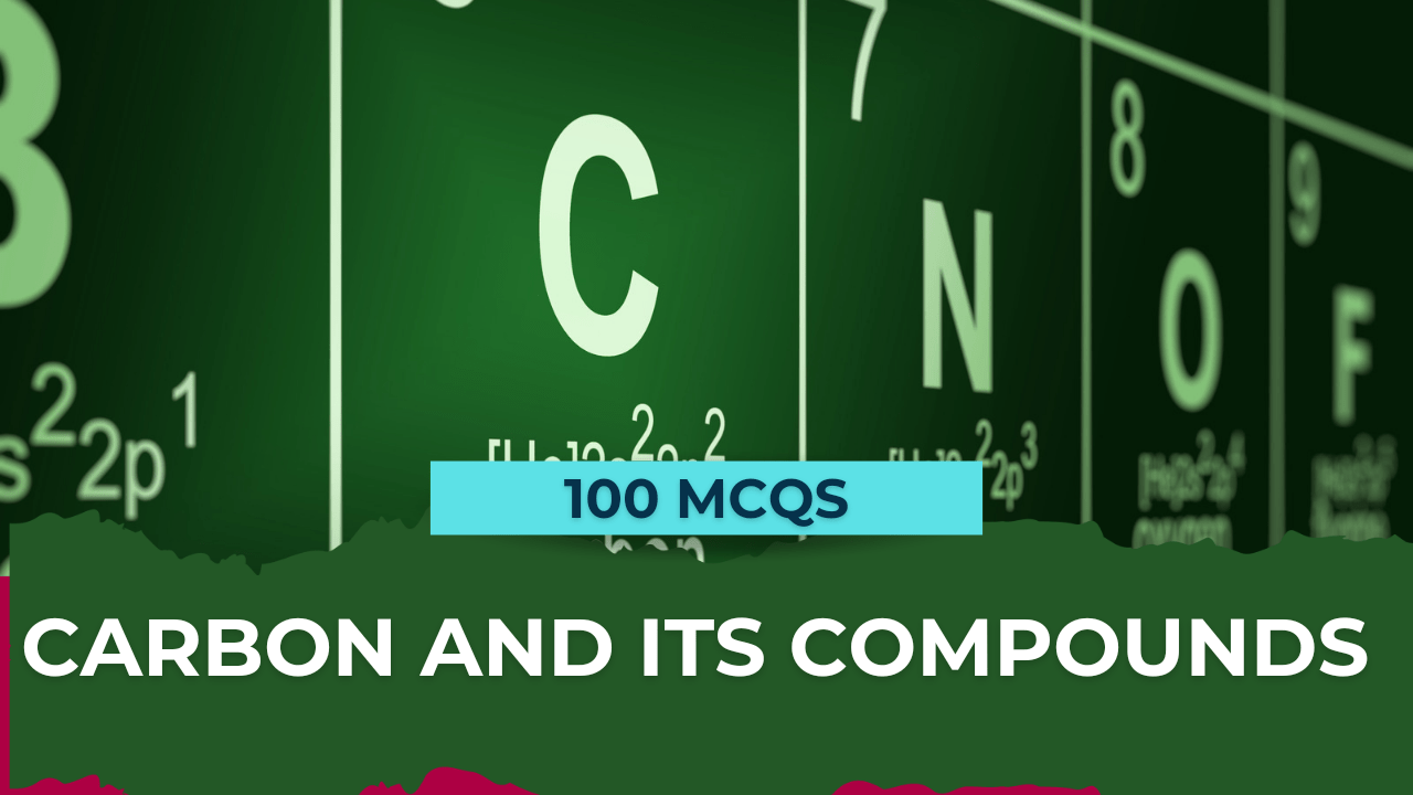 Carbon and its compounds mcqs