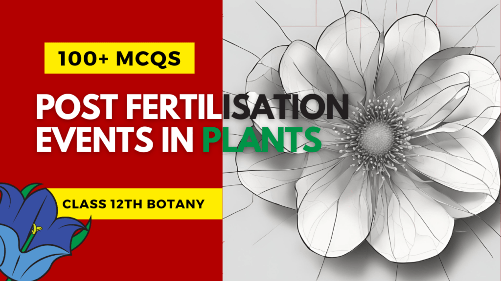 Mcqs of post fertlization