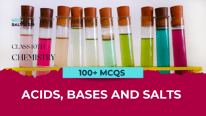 Mcqs of acids, bases and salts