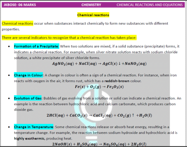 Chemical Reactions and Equations - Image 4