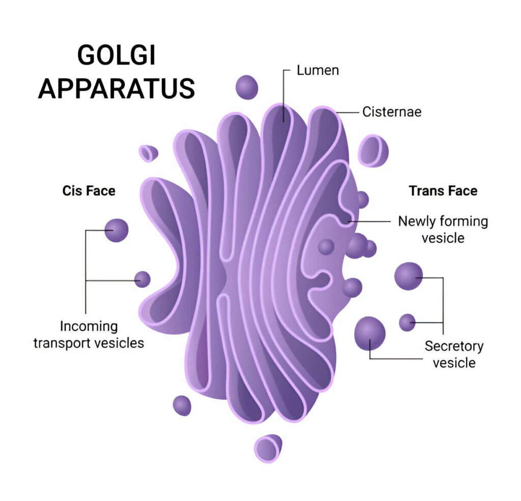 Golgi bodies