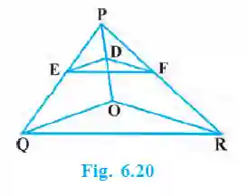 Class 10 maths chapter 6 exercise 6. 2 6 Diagram for question 5 (fig. 6. 20)