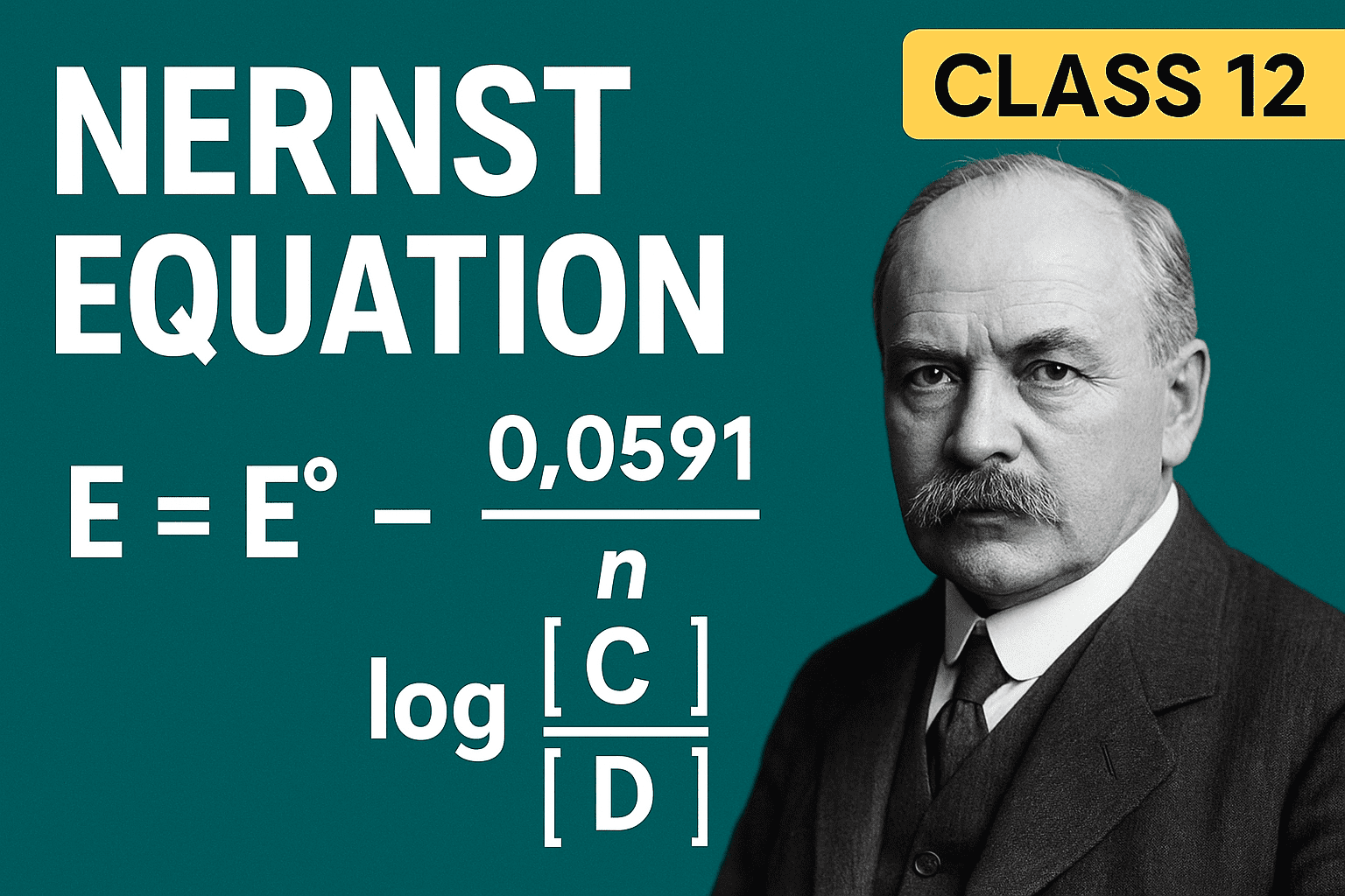 Nernst equation derivation