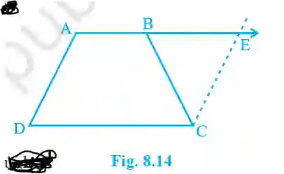 Exercise 8. 1 class 9th 6 Isosceles trapezium (fig. 8. 14)