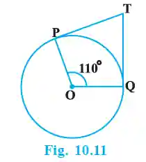 Class 10 maths chapter 10 exercise 10. 2 3 Tangents tp and tq to a circle (fig. 10. 11)