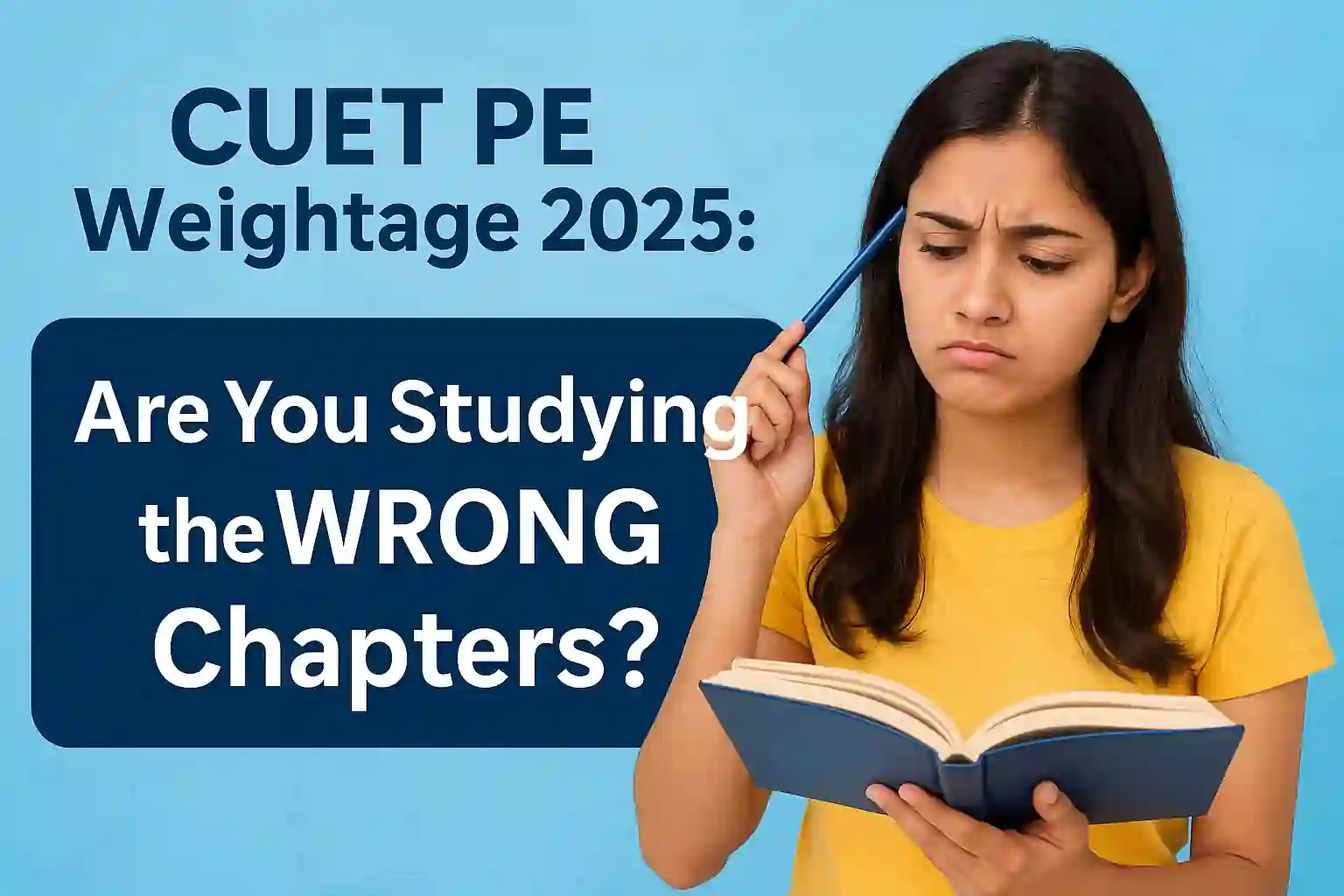 CUET PE Weightage 2025: Are You Studying the WRONG Chapters?