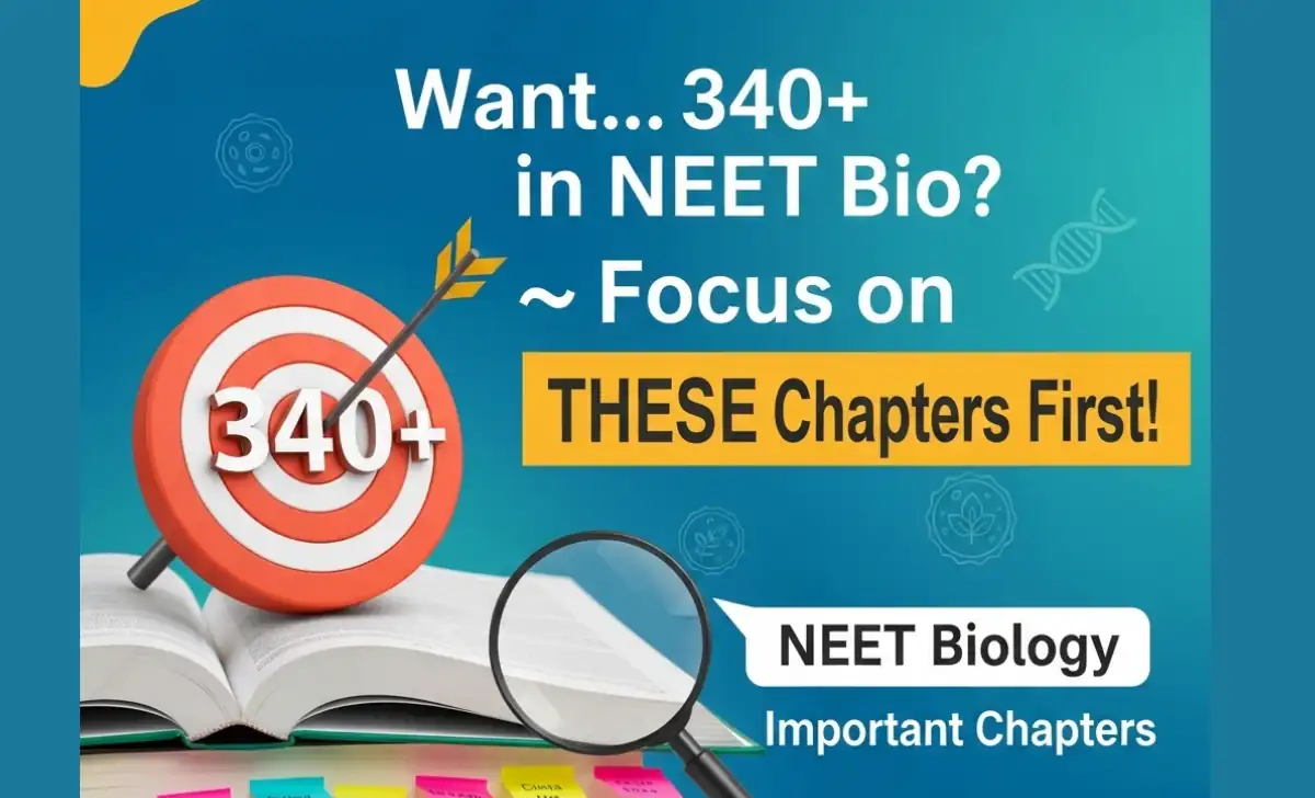 Guide to scoring 340+ in NEET 2025 Biology high-weightage chapters.
