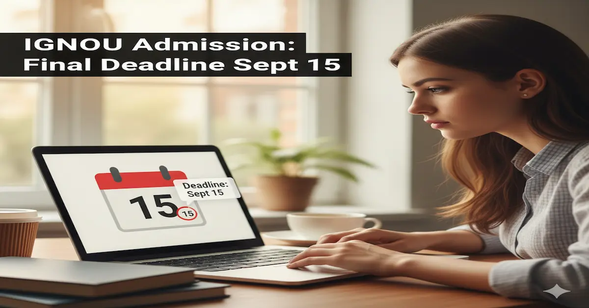 IGNOU July 2025 Admission Deadline