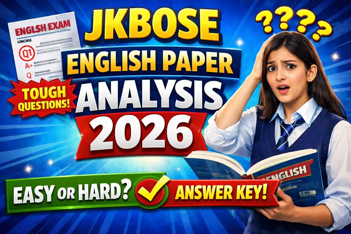JKBOSE English Paper Analysis 2026