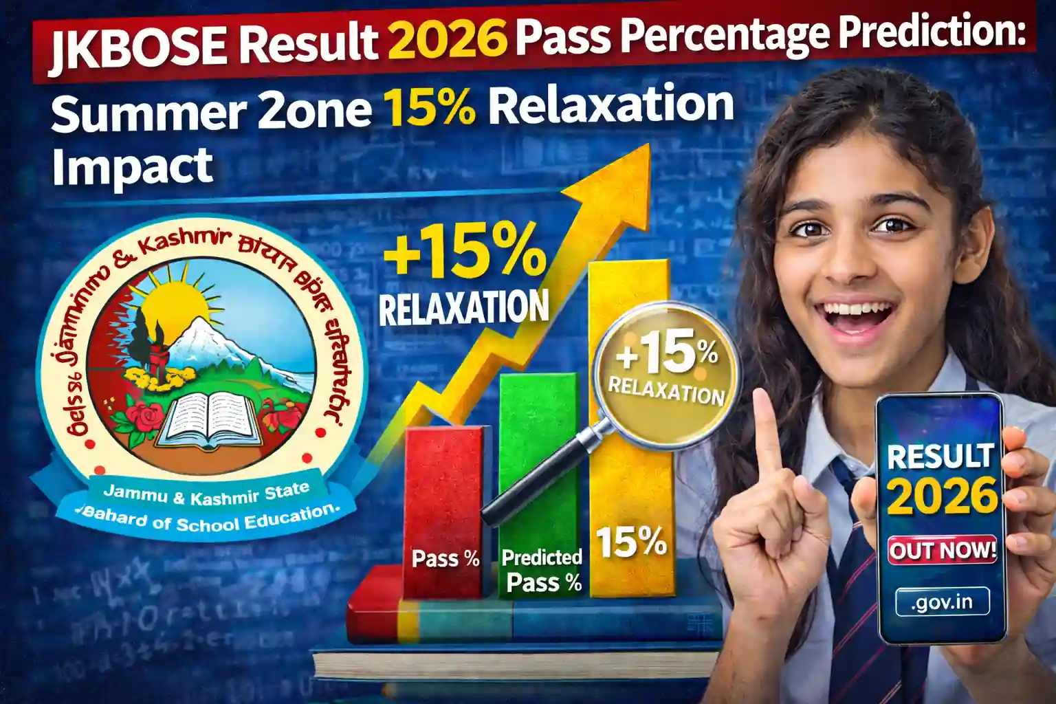 JKBOSE Result 2026 Pass Percentage Prediction