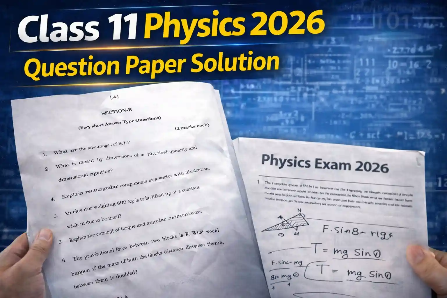 JKBOSE Class 11 Physics